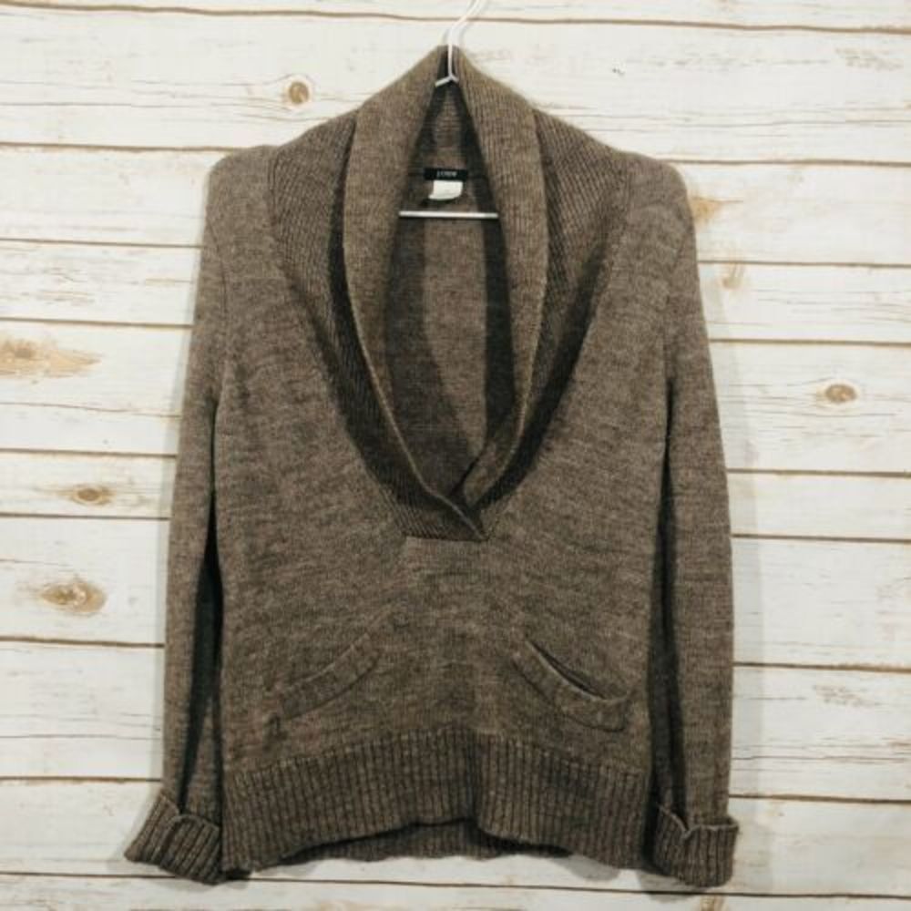 J.Crew wool Blend women's long sleeve sweater Size M.